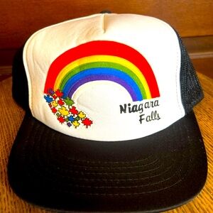 Vintage 90s Niagara Falls PRIDE SnapBack Hat Cap RARE